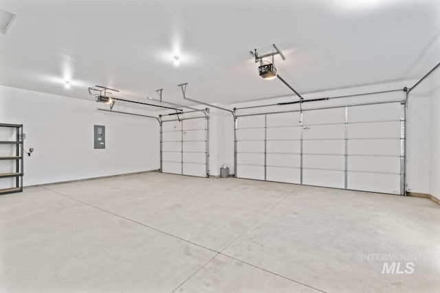 12462 S Sunrise Mist Loop, Nampa, ID 83686 - garage with electric panel and a garage door opener