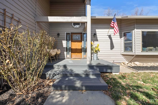 view of property entrance