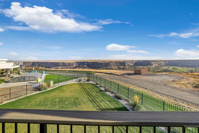 property view of water featuring a rural view