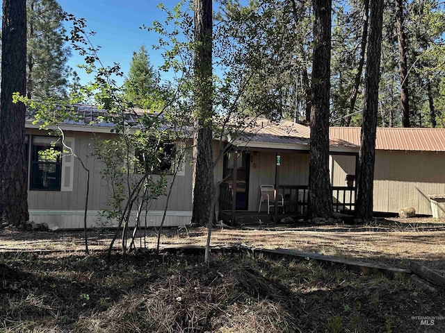 view of rear view of property