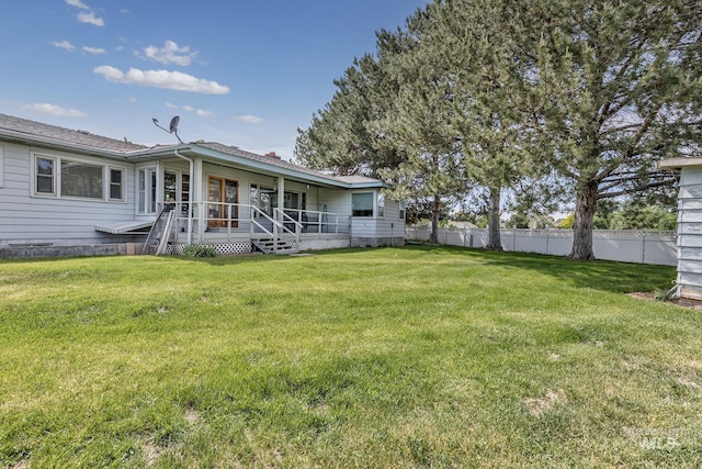 2371 SW 2nd Ave, Ontario, OR 97914 - rear view of house with covered porch