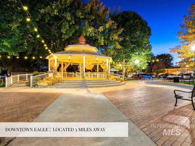 3496 W Parodin St, Eagle, ID 83616 - view of home's community featuring a gazebo