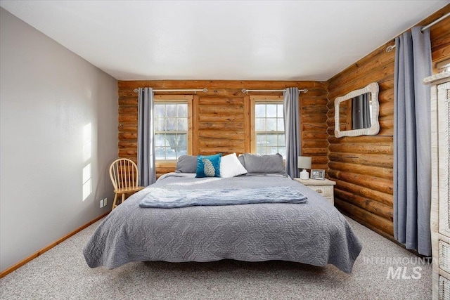 bedroom with carpet flooring