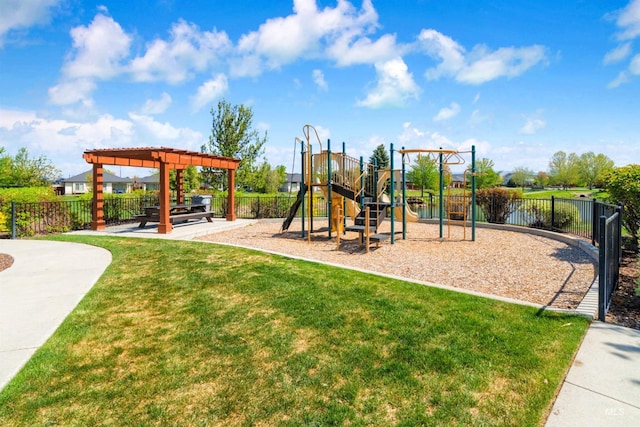 view of community playground