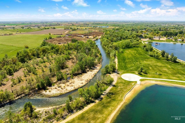 view of property location with a large body of water