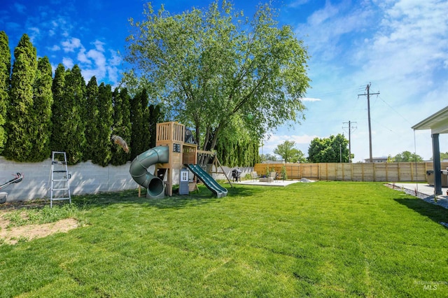 1697 S Vinnell, Boise, ID 83709 - view of yard featuring a playground
