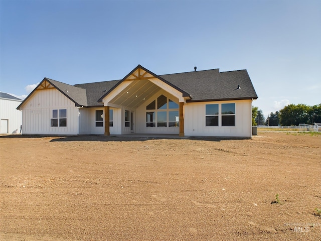 exterior space featuring central AC