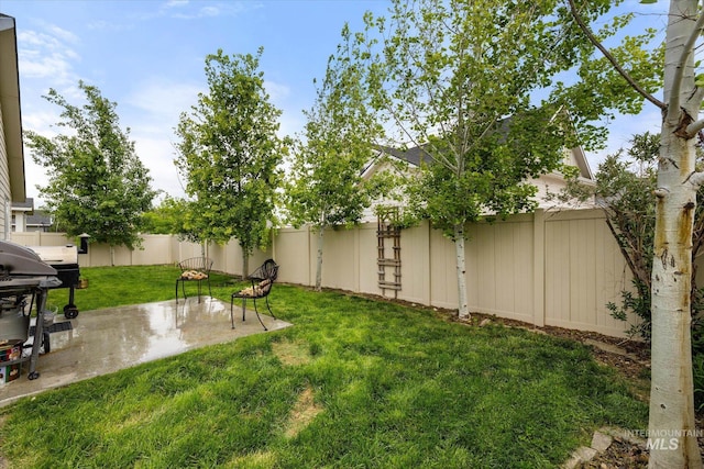 1814 N Rosedust Dr, Kuna, ID 83634 - view of yard with a patio
