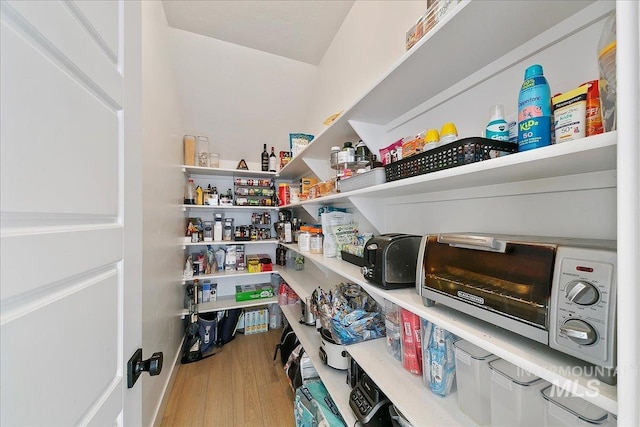view of pantry