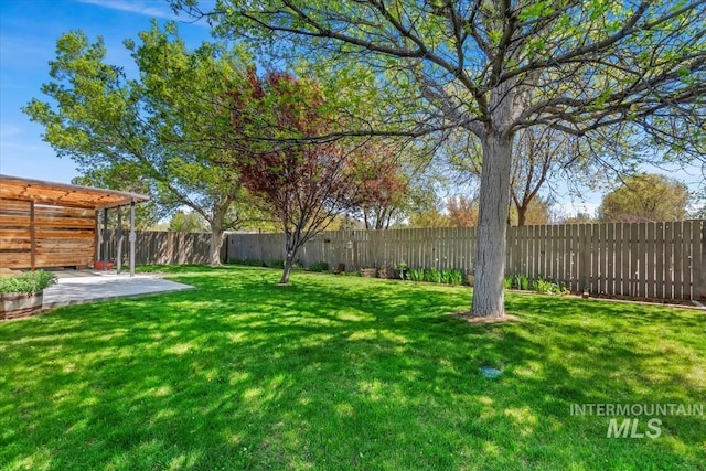 1600 Peregrine, Mountain Home, ID 83647 - view of yard with a patio area