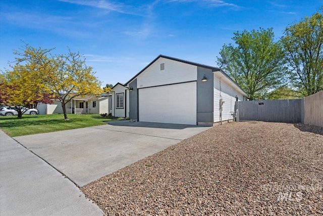 1600 Peregrine, Mountain Home, ID 83647 - view of front of home featuring concrete driveway and an attached garage