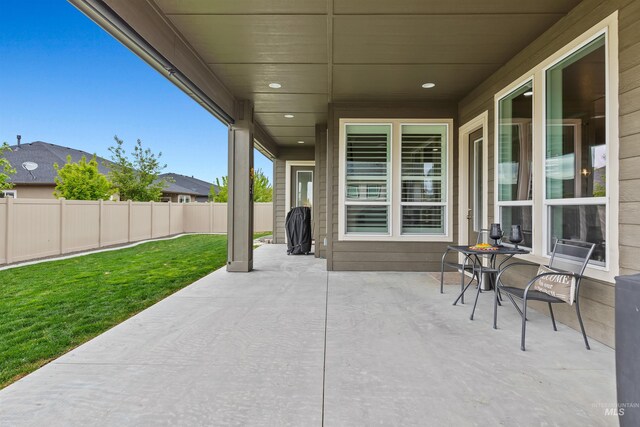 18279 N Tulip Ave, Nampa, ID 83687 - view of patio with a fenced backyard