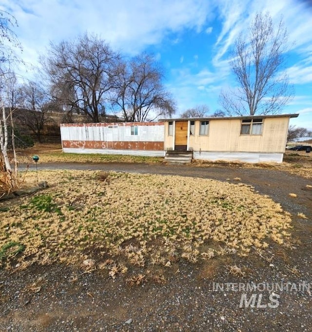 view of front of home