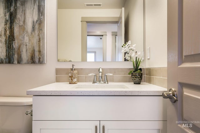 6303 W Stavros Dr, Meridian, ID 83646 - bathroom featuring vanity and toilet