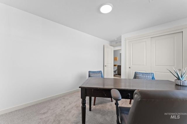 6303 W Stavros Dr, Meridian, ID 83646 - home office featuring carpet flooring and baseboards