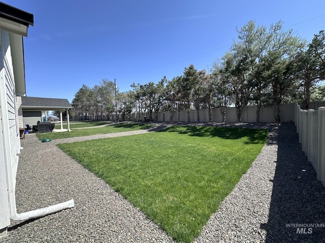 6303 W Stavros Dr, Meridian, ID 83646 - view of yard with a patio