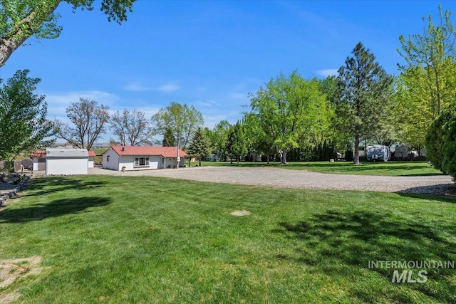 view of yard