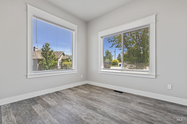 5990 W View Dr, Meridian, ID 83642 - empty room featuring wood finished floors and baseboards