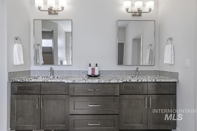 2252 Detweiler Pl, Twin Falls, ID 83301 - bathroom featuring double vanity and a sink