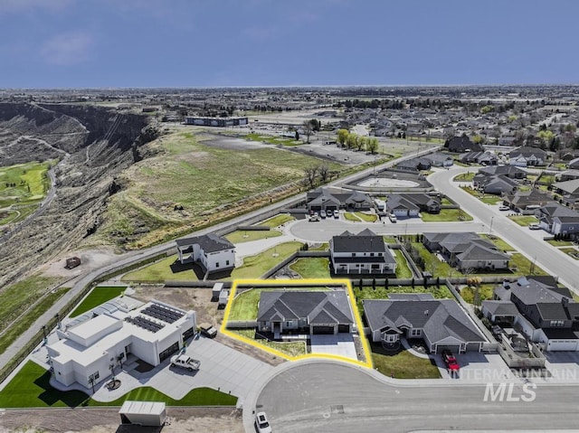2252 Detweiler Pl, Twin Falls, ID 83301 - bird's eye view featuring a residential view