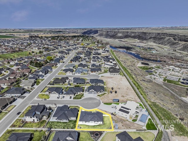 2252 Detweiler Pl, Twin Falls, ID 83301 - drone / aerial view featuring a residential view