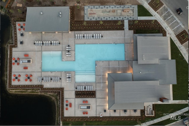 drone / aerial view