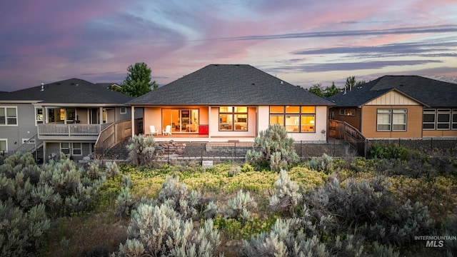 3924 E Forked Deer St, Boise, ID 83716 - back of property with a shingled roof