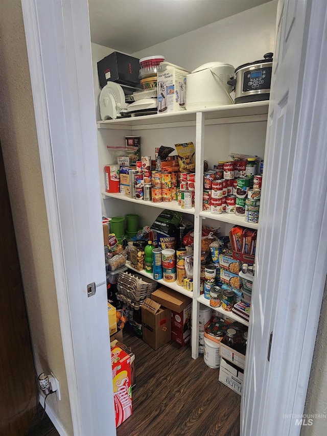 view of pantry