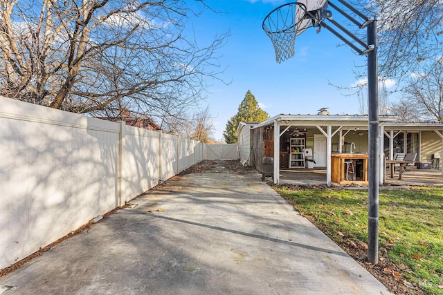 exterior space featuring a patio area