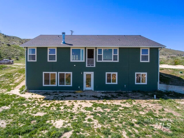 view of rear view of property