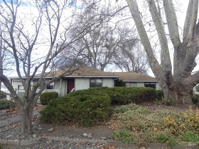 view of ranch-style house