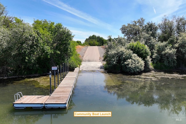 19550 Whitecap Ct, Wilder, ID 83676 - dock area featuring a water view