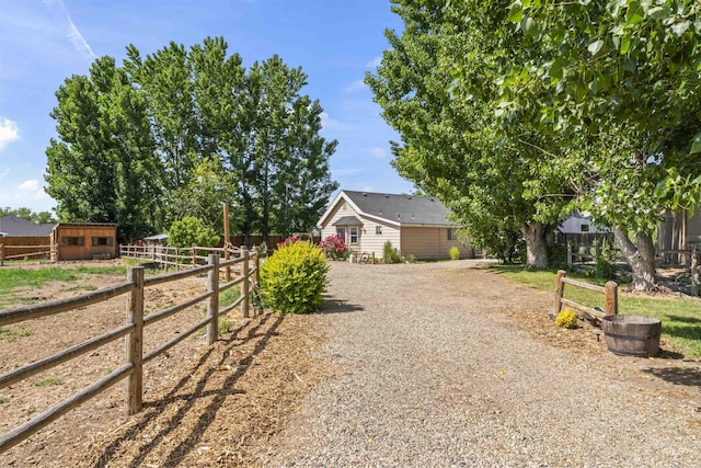 19550 Whitecap Ct, Wilder, ID 83676 - view of front of house with an outdoor structure and gravel driveway