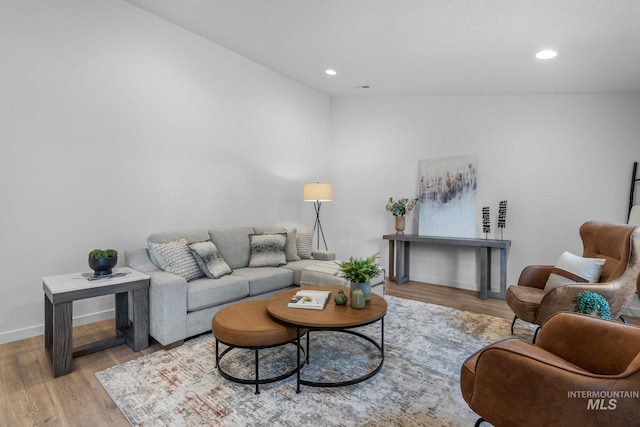 11287 Shadow Glen Dr, Caldwell, ID 83605 - living area with wood finished floors and recessed lighting
