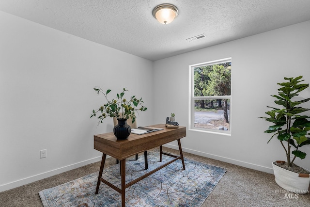 11287 Shadow Glen Dr, Caldwell, ID 83605 - carpeted office featuring a textured ceiling and baseboards