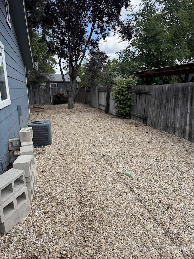 10342 W Ardyce St, Boise, ID 83704 - fenced backyard with cooling unit