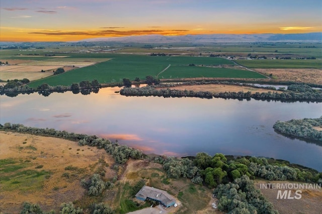 23743 Viking Ln, Wilder, ID 83676 - aerial view of property and surrounding area featuring a nearby body of water and rural landscape