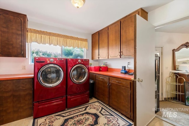 23743 Viking Ln, Wilder, ID 83676 - laundry area featuring cabinet space and washer and dryer