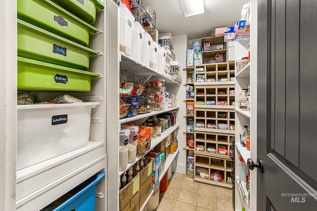 view of pantry