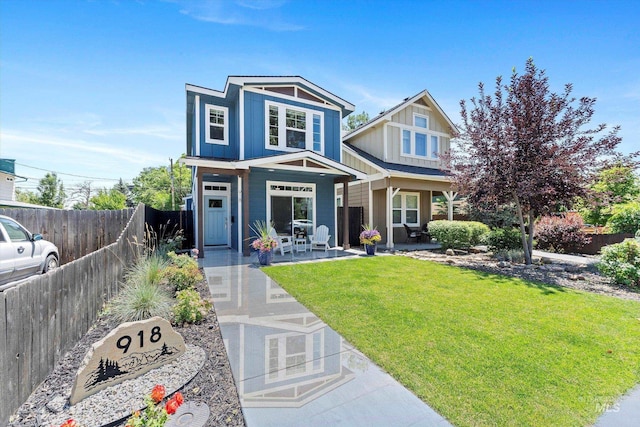 918 N 31st St, Boise, ID 83702 - view of front of house with a porch and board and batten siding
