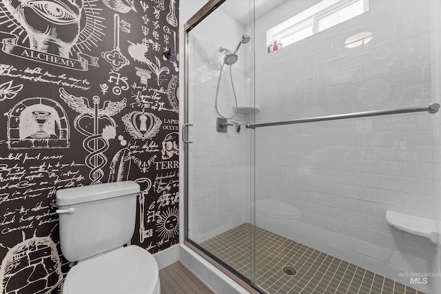 918 N 31st St, Boise, ID 83702 - bathroom with a stall shower and tile patterned flooring