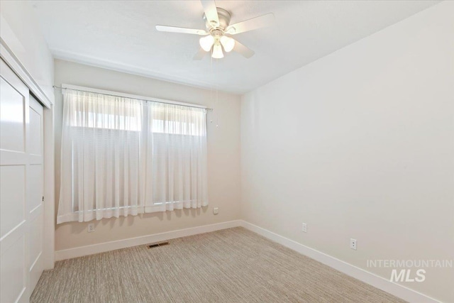 13958 Levendi Ct, Caldwell, ID 83607 - empty room featuring baseboards, a ceiling fan, and carpet floors