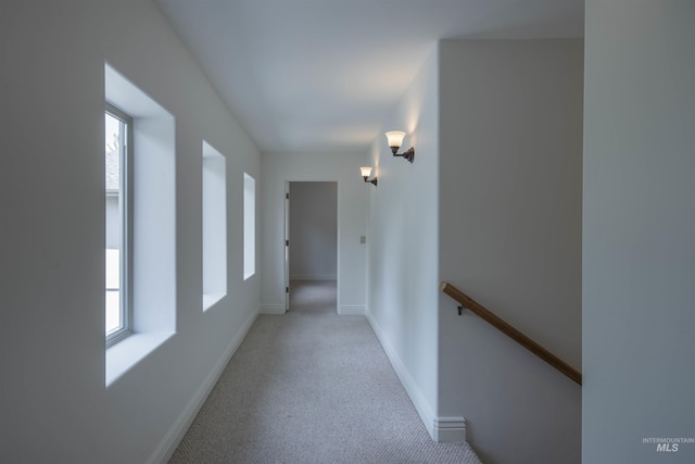 205 Shaun Ln, Hailey, ID 83333 - hall with an upstairs landing, carpet floors, plenty of natural light, and baseboards