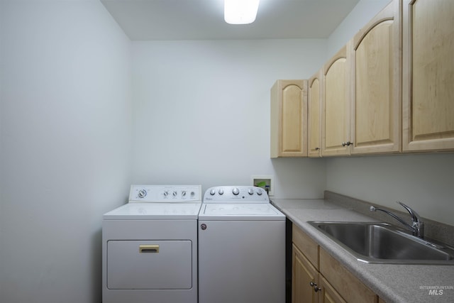 205 Shaun Ln, Hailey, ID 83333 - washroom featuring separate washer and dryer and cabinet space