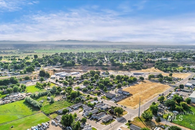 1404 River Run Ln, Caldwell, ID 83605 - aerial view of property's location featuring a mountainous background