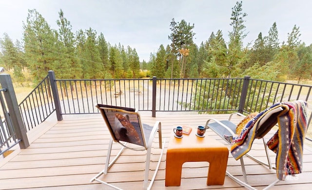 85 Cottage Rd, Anatone, WA 99401 - deck featuring a view of trees
