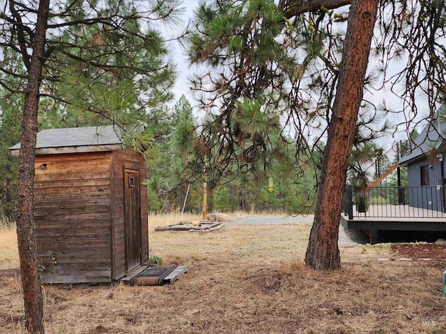 85 Cottage Rd, Anatone, WA 99401 - view of yard featuring a deck