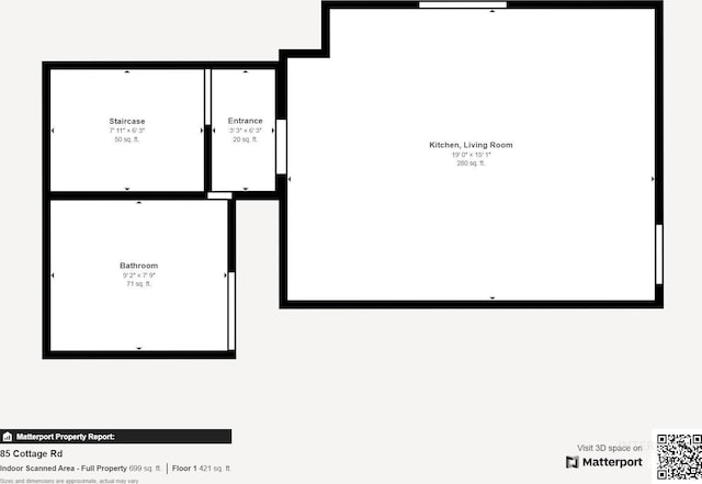 85 Cottage Rd, Anatone, WA 99401 - home floor plan