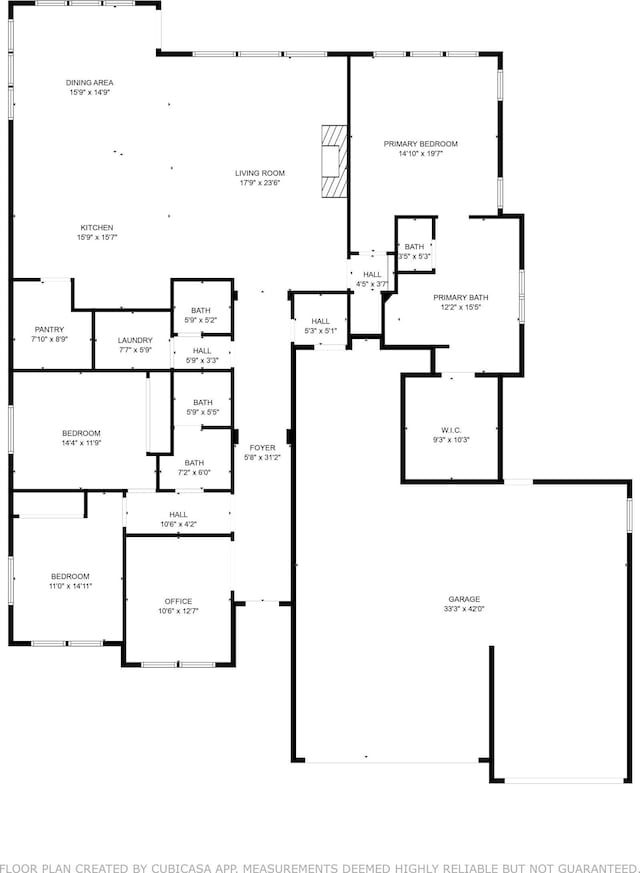 5222 S Montague Way, Meridian, ID 83642 - room layout