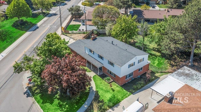 drone / aerial view